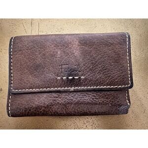 Fossil Women's Trifold Wallet Leather Brown Soft